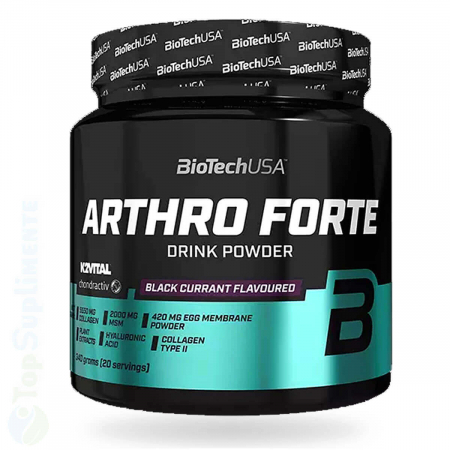 Suplimente articulatii - Arthro Forte Drink Powder supliment articulatii pudra BioTech – TopSuplimente