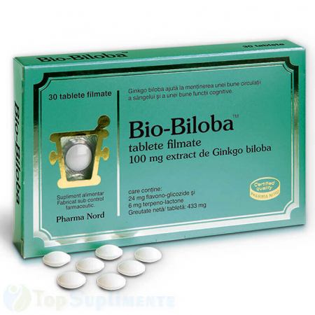 Bio Biloba ginkgo biloba pastile memorie Pharma Nord - TopSuplimente
