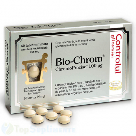 Bio Chrom supliment crom glicemie colesterol PharmaNord - TopSuplimente