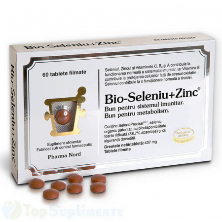 Recomandari produse - Bio Seleniu Zinc supliment antioxidanti Pharma Nord - TopSuplimente