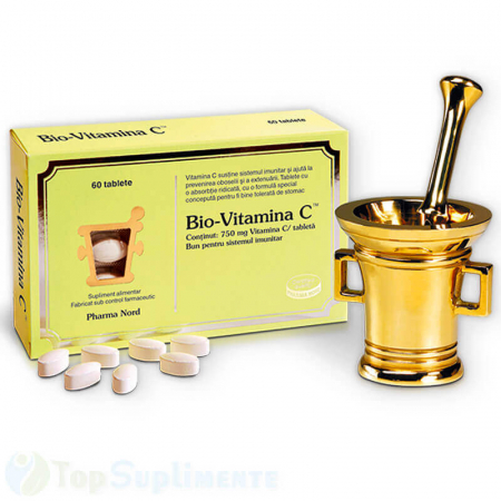 Bio Vitamina C pastile imunitate Pharma Nord 60cps TopSuplimente [1]