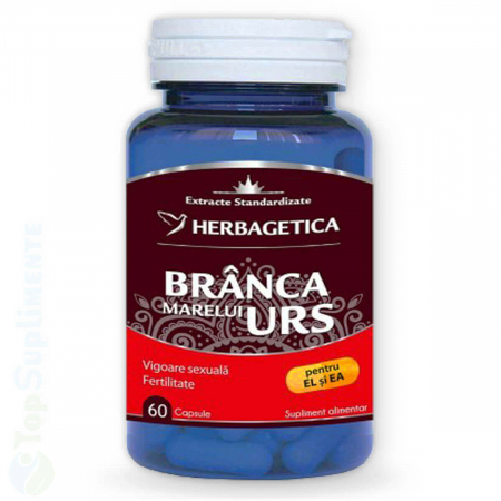 Suplimente alimentare - Branca Marelui Urs pastile potenta si fertilitate Herbagetica - TopSuplimente