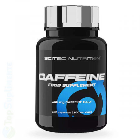 Suplimente sportive - Cafeina pastile performanta si arzator de grasimi Scitec 100cps TopSuplimente