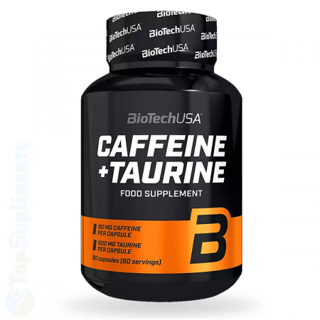 Arzatoare de grasimi - Cafeina Taurina pastile energie performanta BioTech - TopSuplimente