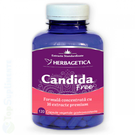 Suplimente alimentare - Candida Free pastile imunitate si candida Herbagetica - TopSuplimente
