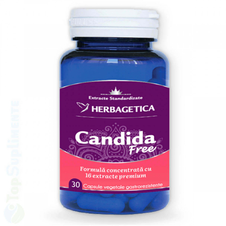 Suplimente alimentare - Candida Free pastile imunitate si candida Herbagetica - TopSuplimente
