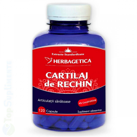Suplimente articulatii - Cartilaj de rechin pastile articulatii Herbagetica - TopSuplimente