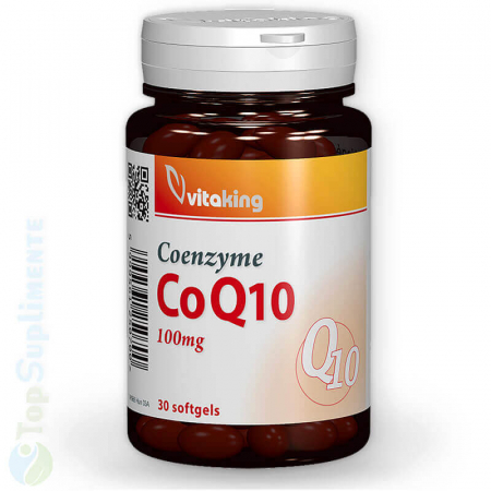 Coenzima Q10 100mg supliment antioxidanti Vitaking 30cps TopSuplimente