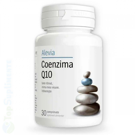 Vitamine pentru batrani - Coenzima Q10 10mg supliment antioxidanti Alevia - TopSuplimente