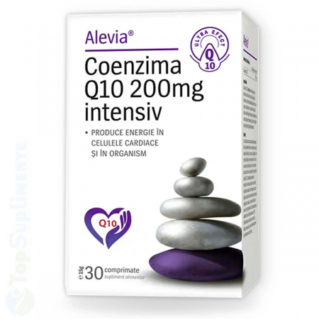 Suplimente antioxidanti - Coenzima Q10 200mg Intensiv supliment antioxidanti Alevia - TopSuplimente
