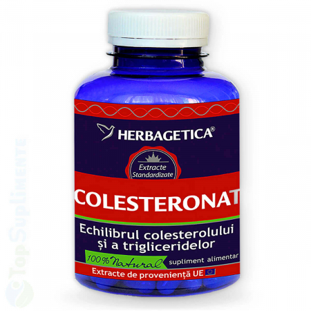 Colesteronat pastile colesterol trigliceride Herbagetica - TopSuplimente