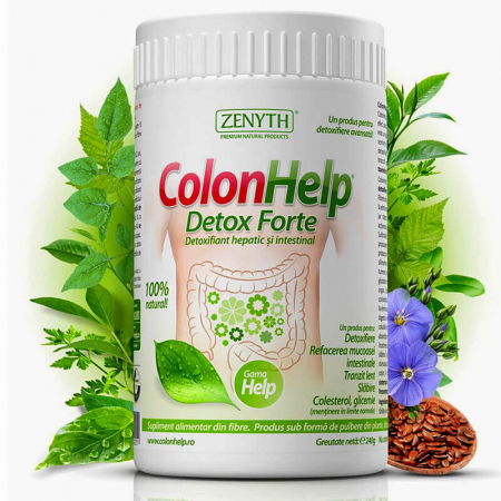 Suplimente digestie - Colon Help Detox Forte detoxifiant produs detoxifiere Zenyth - TopSuplimente