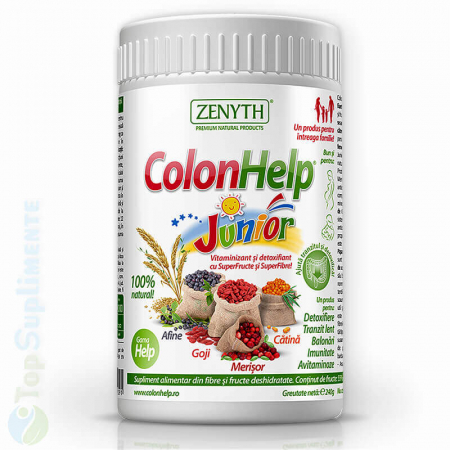 Vitamine copii - Colon Help Junior detoxifiant pentru copii Zenyth - TopSuplimente