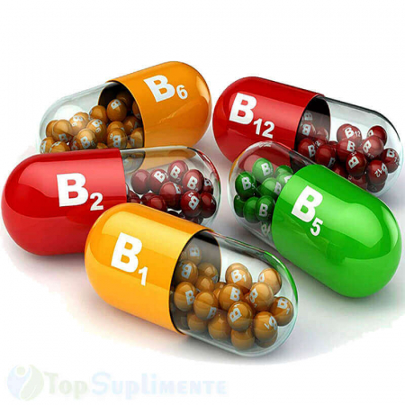 Complex 8 vitamine B 100% naturale 120 capsule, imunitate, nervi, mușchi, creier, stres, oboseala, ochi, fertilitate, sarcină (Health Nutrition) [1]