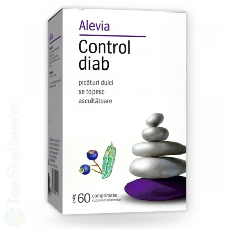Vitamine pentru diabetici - Control Diab supliment diabet glicemie Alevia - TopSuplimente