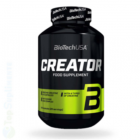Creatina monohidrata - Creatina monohidrata pastile CreaTOR BioTech - TopSuplimente
