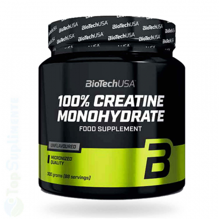 Suplimente sportive - Creatina monohidrata pudra 300 si 500 grame BioTech - TopSuplimente