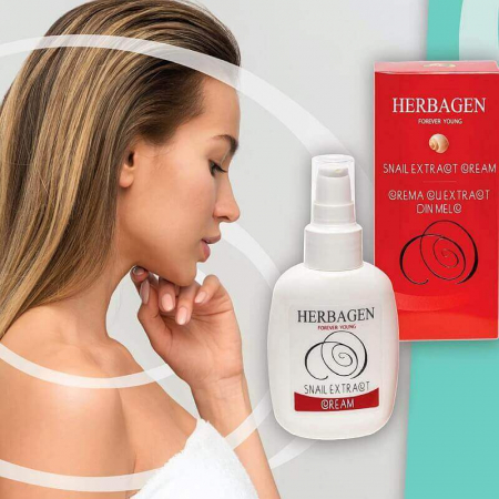 Crema cu extract de melc Herbagen 100gr TopSuplimente [1]