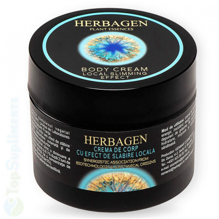 Ingrijire speciala - Crema de corp cu efect de slabit local Herbagen 200gr TopSuplimente