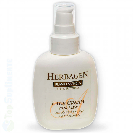 Cosmetice barbati - Crema de fata barbati cu ulei de jojoba Herbagen - TopSuplimente