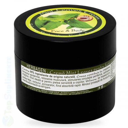 Creme de fata - Crema de fata si corp Mint Leaves Herbagen - TopSuplimente