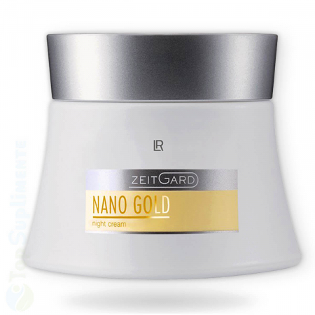 Creme de fata - Crema de noapte Nanogold cu particule de aur si matase LR TopSuplimente