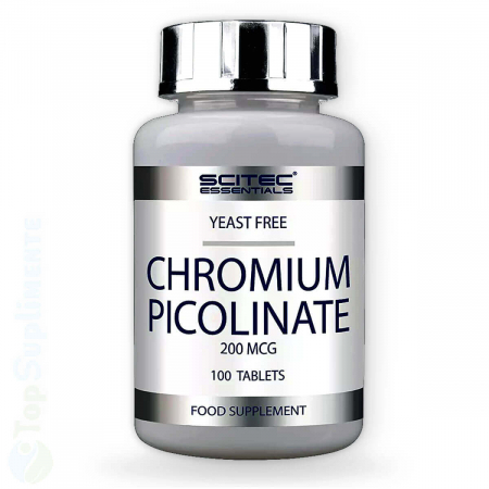 Suplimente pentru slabit - Crom Picolinat pastile glicemie, metabolism Scitec Nutrition 100cpsTopSuplimente