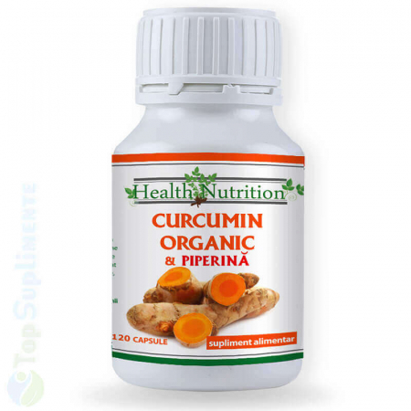 Pastile de memorie - Curcumin si piperina turmeric Health Nutrition 120cps - TopSuplimente