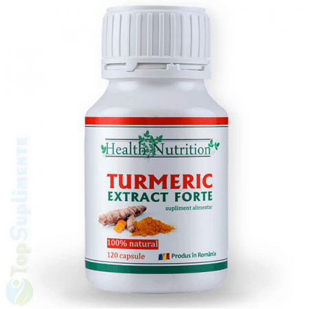 Turmeric (curcuma) extract Forte 120 capsule, anti-cancer, Alzheimer, articulații, memorie, psihic, imunitate (Health Nutrition) [0]