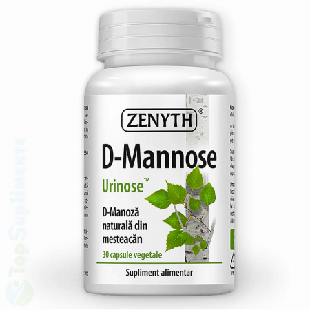 Suplimente prostata - D-Mannose D-Manoza pastile tratament infectii urinare E.coli Zenyth - TopSuplimente