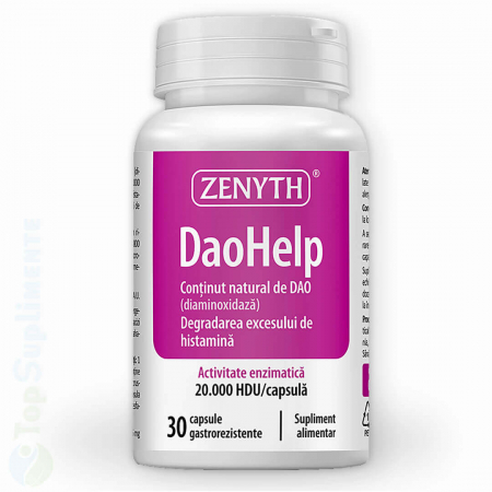 Suplimente digestie - DaoHelp diaminoxidaza pentru intoleranta la histamina Zenyth - TopSuplimente