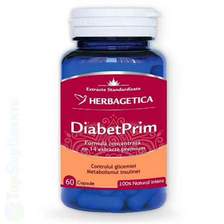 Vitamine pentru diabetici - DiabetPrim supliment diabet si valori normale glicemie Herbagetica - TopSuplimente