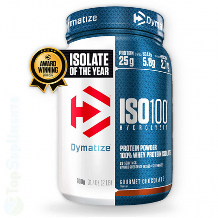 Proteine masa musculara - Dymatize ISO 100 proteine masa musculara si izolat proteic - TopSuplimente