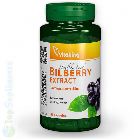 Suplimente prostata - Extract de afine negre supliment antioxidanti Vitaking 90cps TopSuplimente