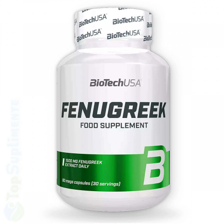 Vitamine pentru oboseala - Fenugreek schinduf 60 capsule BioTech - TopSuplimente
