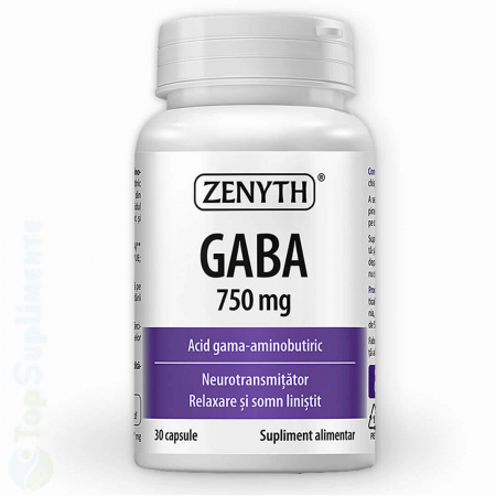 Pastile de memorie - GABA 750mg pastile stres relaxare somn Zenyth - TopSuplimente