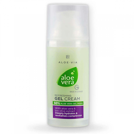 Creme de fata - Gel crema hidratant de fata si corp Aloe Vera si masline LR TopSuplimente