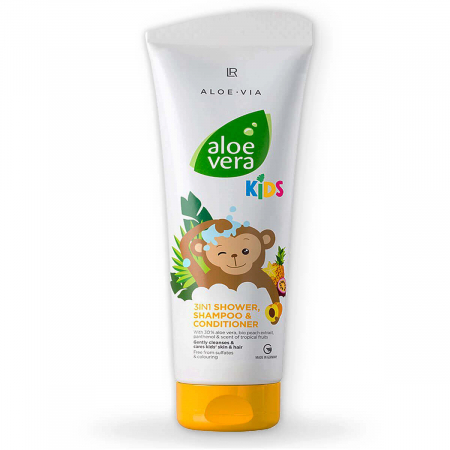 Cosmetice copii - Gel de dus, sampon si balsam pentru copii Aloe Vera Kids LR TopSuplimente