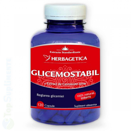 Vitamine pentru diabetici - Glicemostabil pastile glicemie insulina colesterol Herbagetica - TopSuplimente