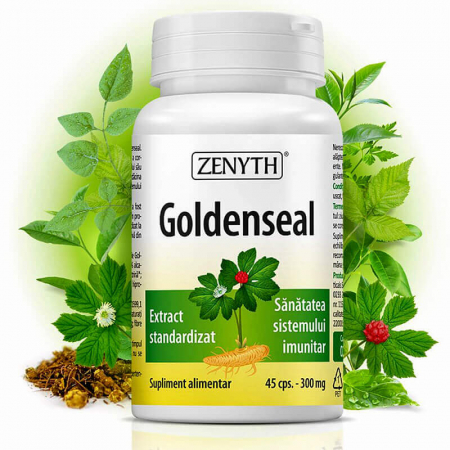 Vitamine pentru imunitate - Goldenseal antibiotic natural infectii si imunitate Zenyth - TopSuplimente