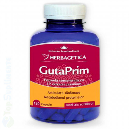 Suplimente prostata - GutaPrim pastile acid uric si mobilitate articulatii Herbagetica - TopSuplimente