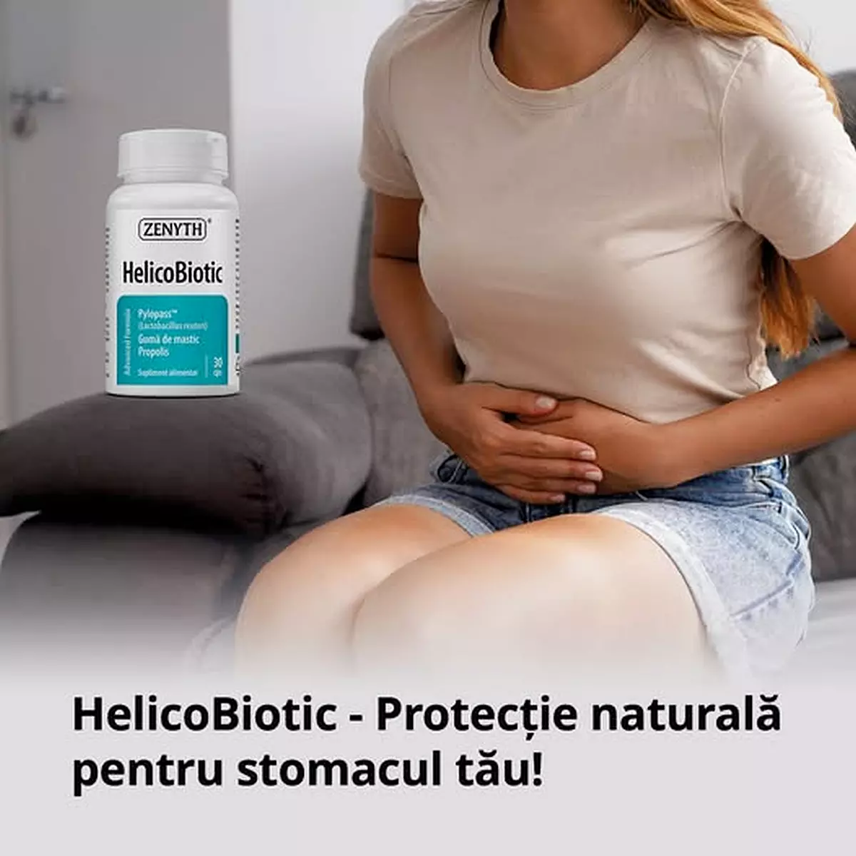HelicoBiotic supliment tratament bacteria Helicobacter pylori Zenyth - TopSuplimente [1]