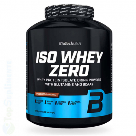 Proteine masa musculara - ISO Whey Zero proteine izolat proteic zer BioTech - TopSuplimente