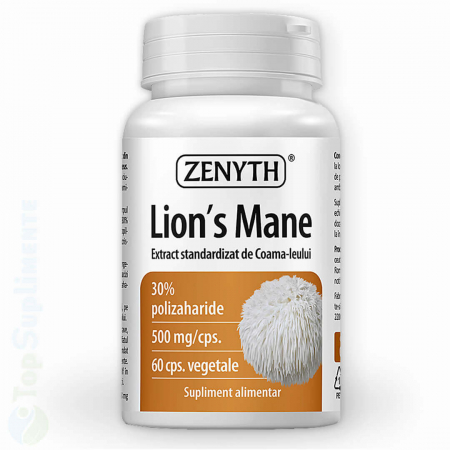 Pastile de memorie - Lion’s Mane coama leului capsule pastile sistem nervos creier Zenyth - TopSuplimente