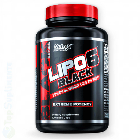 Arzatoare de grasimi - Lipo 6 Black arzator de grasimi si fat burner Nutrex 120cps TopSuplimente