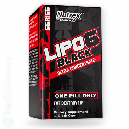 Lipo 6 Black Ultra Concentrate arzator de grasimi Nutrex 60cps TopSuplimente [1]