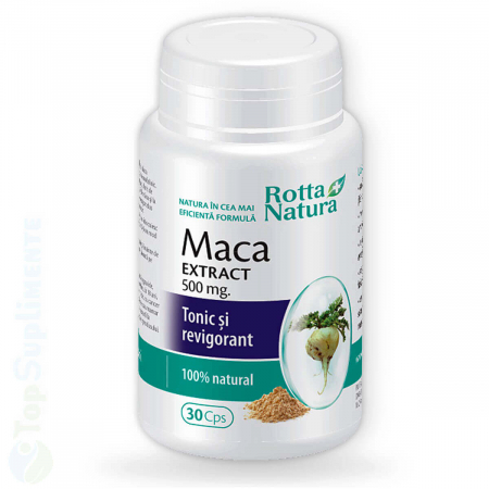 Maca pastile potenta vitamine oboseala energie Rotta Natura - TopSuplimente