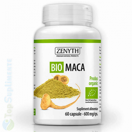 Suplimente alimentare - Maca Bio pastile potenta oboseala energie supliment sexual Zenyth 60cps TopSuplimente