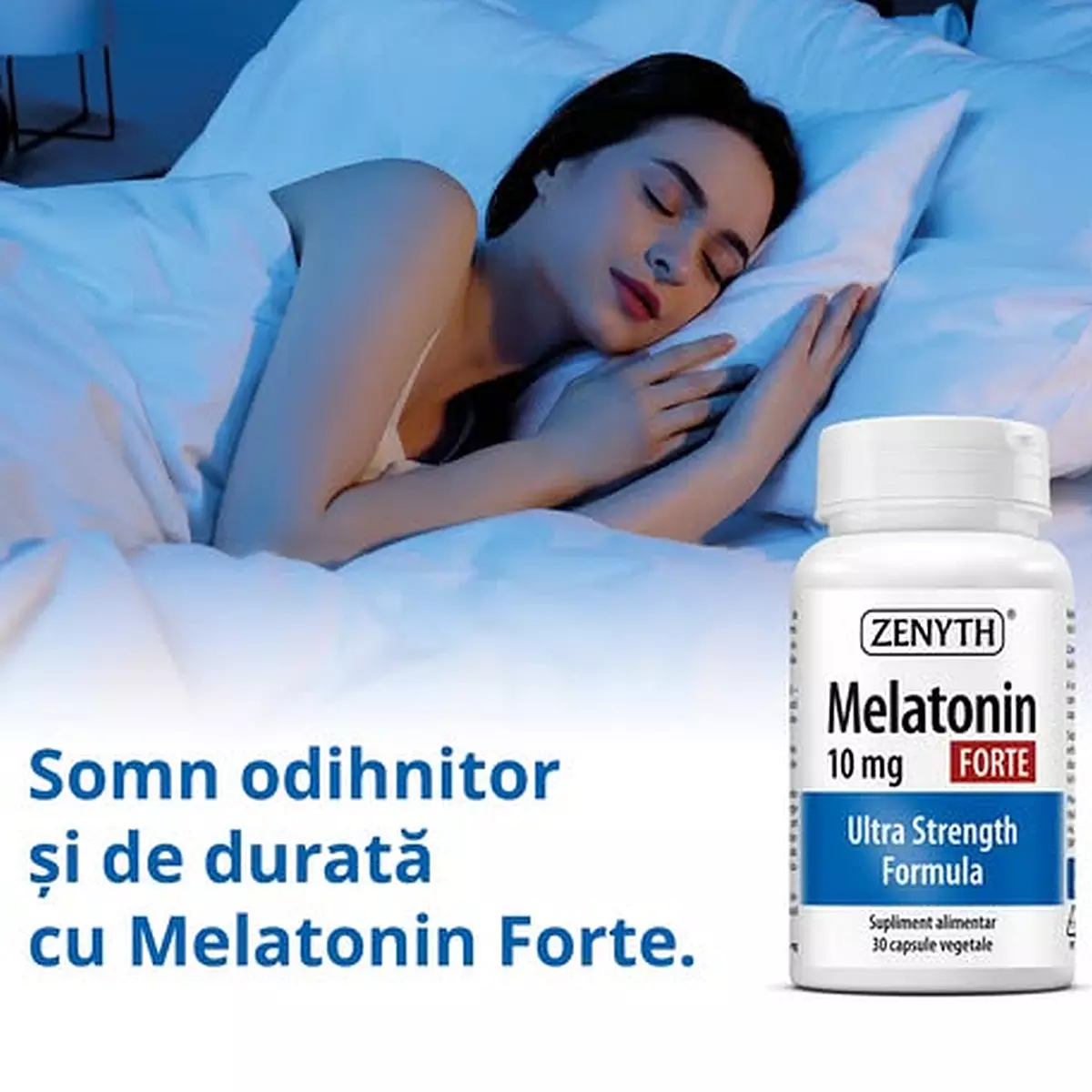 Melatonina Forte 10mg capsule pastile de somn si imunitate Zenyth - TopSuplimente [1]