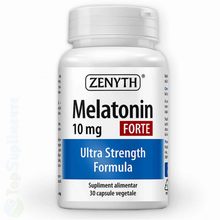 Suplimente alimentare - Melatonina Forte 10mg capsule pastile de somn si imunitate Zenyth - TopSuplimente